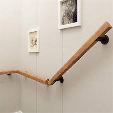 Yike Handrail 1 Ft 20 Ft Handrail Complete Kit Pine Anti Slip Stair Handrail Home Kindergarten Gu Main Courante Escalier Escalier Bois Main Courante Bois