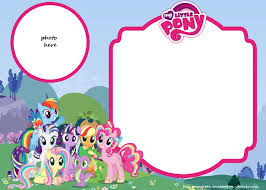 My Little Pony Birthday Invitation Template Equestria Edition Drevio My Little Pony Invitations My Little Pony Birthday Little Pony Birthday Party