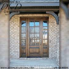 96 3/4 lite 4 lite sdl estancia alder door. Custom Craftsman Eight Lite Tdl Door Wood Entry Doors By Decora