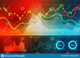 Stock Market Chart Business Graph Background Financial