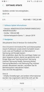 Of all the four major u.s. Galaxy Note 9 Owners On Oreo Can Now Update To Android Pie In Germany Sammobile