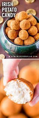 Irish Potato Candy This No Bake Recipe For Irish Potato Candy Is Flavored With Coconut Cream Cheese Sugar Potato Candy Irish Recipes Irish Dessert Recipes