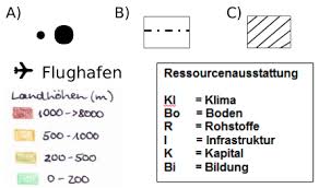Kartenzeichen, kartographisches zeichen, e (map) symbol, (cartographic) symbol, spezielles die kartenzeichen werden in der zeichenerklärung (vgl. Methodenblatt Kartenanalyse Kartenerstellung