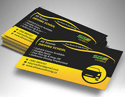 There's also a template for business card with no logo, for personal or professional use. Check Out New Work On My Behance Portfolio Business Card For All Season Driving School Http Be Net Gallery 51618907 Driving School Business Cards School