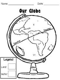 Label A Globe Worksheet Kindergarten Worksheets Kindergarten Math Review Worksheets English Lessons For Kids