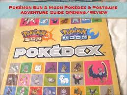 Alola pokémon in pokémon home: Pokemon Sun Moon Pokedex Postgame Adventure Guide Opening Review Youtube