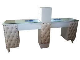 Double Leather Manicure Tables Wholesale Nail Desks Salon Furniture Stations Beauty Spa Equipment Hair Salon Furniture Manicure Table Salon Furniture Nail Desk