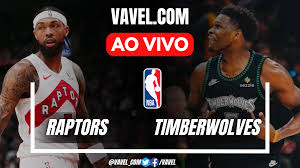 Toronto Raptors x Minnesota Timberwolves AO VIVO, jogo em tempo real pela NBA