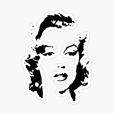Marilyn Monroe 1 Black White Greeting Card By Kimgauge Redbubble Black and white marilyn monroe print shirt, cat, black, white, black background. marilyn monroe 1 black white greeting card by kimgauge redbubble