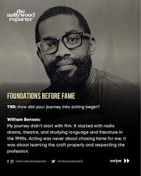 Great conversations with William Benson — the brilliant actor who brought  Efe to life in To Kill The Monkey. Beyond the screen presence is a  thoughtful, grounded creative mind with depth, discipline,