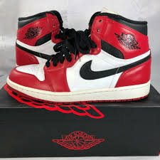 2013 Air Jordan 1 Retro High Chicago 3322550163 Sz 9 Used Free Sh I9 Air Jordans Black Casual Shoes Jordan 1 Retro High