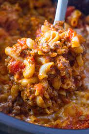 Slow Cooker Ground Beef And Cheese Pasta Slow Cooker Ground Beef Ground Beef Pasta Recipes Slow Cooker Pasta Recipes