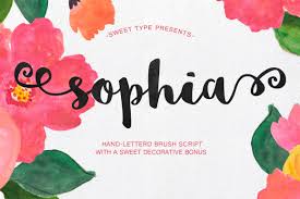 Whether you are a designer who is looking for just the right font for a client or a user who loves coll. Sophia Free Handlettered Brush Script Font Creativebooster