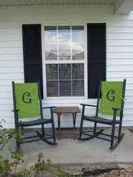 Image Result For Monogrammed Porch Chair Backs Rocking Chair Porch Front Porch Chairs Porch Chairs