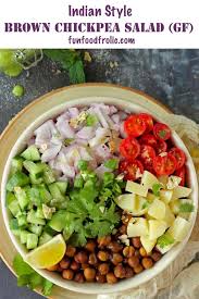 Healthy Chana Salad Recipe Gluten Free Salad Fun Food Frolic Recipe Easy Green Salad Recipes Veg Salad Recipes Healthy