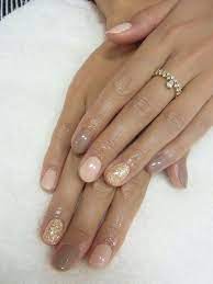 Three Colours Accent Nail Cute
