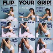 Flip Your Grip A Continuation Of My Previous 2 Posts Warm Up Dont Skip The Warm Up Guys 1 Chandra Namaskar 2 Easy Yoga Workouts Yoga Postures Yoga Sequences