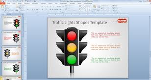 Free Traffic Lights Shapes Template