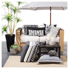 Black And White Outdoor Patio Decor Target Black And White Patio Style Theme Let Greenery And Colorful Blossoms In Your Garden Take Trending Decor Apartment Patio Decor Target Outdoor Furniture