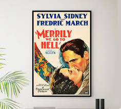 Merrily We Go to Hell 1932 - Cary Grant - US - Classic Movie Poster – Lost  Island Trading Company