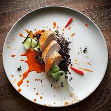 Chefsplateform S Instagram Profile Post Grilled Chicken Pepper Sauce Natural Black Rice By Lp Cateri Gourmet Chicken Food Plating Fine Dining Recipes