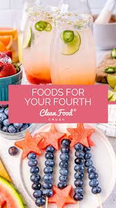 Flag fruit tray · 2. 4th Of July Recipe Ideas Clean Food Crush