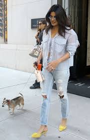 Priyanka Chopra Looks Street Style Jeans Denim Street Style Jeans Street Style Priyanka Chopra