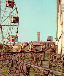 The slick crowds and tourists are gone, and the beach is filled with locals soaking up what remains of the day. 12 Steeplechase Roller Oaster Ideas Steeplechase Coney Island Amusement Park