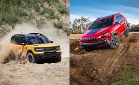 But has ford been purposefully sending out test cars and leaking images to garner more attention for the bronco? Ford Bronco Sport Vs Jeep Cherokee How Does It Stack Up Autoguide Com