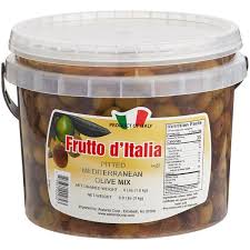 Frutto D Italia Pitted Mediterranean Olive Mix 215 225 Count 4 Lb 1 8 Kg Pail In 2020 List Of Appetizers Italian Olives Charcuterie And Cheese Board