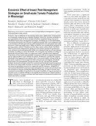 Cub scout & webelos calendar. Pdf Economic Effect Of Insect Pest Management Strategies On Small Scale Tomato Production In Mississippi