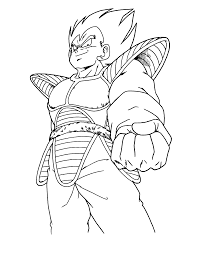 Free printable dragon ball z coloring pages for kids. Vegeta Dragon Ball Z Kids Coloring Pages