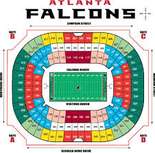 Map Of Georgia Dome Seating Map Novagroningen