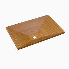 craig solid bamboo bathroom vessel sink