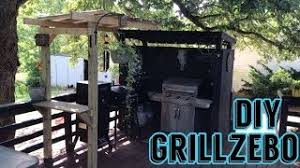 Apply a few coats of stain or exterior paint to the components, in order to protect them from decay and water damage. 15 Homemade Grill Gazebo Plans You Can Build Easily