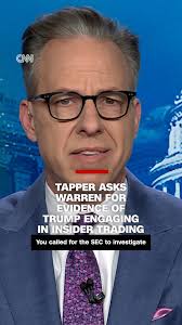 Sen. Elizabeth Warren urged the SEC to do a "sweeping review of all  securities trades" by Fed officials to determine if they violated insider  trading laws. The senator told CNN's Jake Tapper why she ...