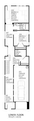 As square footage increases, houses tend to grow deeper and gain fuller second stories, so a narrow façade can disguise a quite expansive floor plan. Long Narrow Home Plans Home And Aplliances
