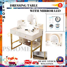 Dressing table with lights malaysia. Beli Dressing Table With Led Mirror Pada Harga Terendah Lazada Com My