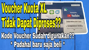Maybe you would like to learn more about one of these? Voucher Xl Tidak Dapat Diproses Karena Kode Sudah Terpakai Padahal Baru Beli Ini Solusinya Youtube