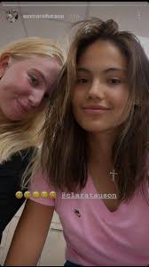 Did you see her? Tell her that I care about her