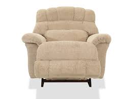 Recliner footrest has a number of models. 46 Casual Wide Arm Rocker Recliner In Beige Mathis Brothers Furniture