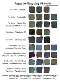 12 Perspicuous Color Mixing Chart Brown