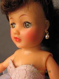 Ideal High Color Brunette Little Miss Revlon Doll in Original Formal-  GORGEOUS!