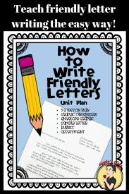 Friendly Letter Template And Lesson Plan Friendly Letter Writing Friendly Letter Friendly Letter Template