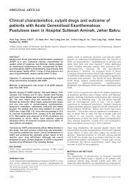 We did not find results for: Pdf Clinical Characteristics Culprit Drugs And Outcome Of Patients With Acute Generalised Exanthematous Pustulosis Seen In Hospital Sultanah Aminah Johor Bahru