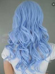 Dyed hair pastel blue and violet: Pinterest
