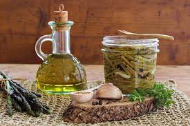 Asparagi Sott Olio Speziati Con Senape E Pepe Nero