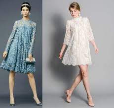 Dress lengan pendek brokat putih terbaru. Kebaya Babydoll Is Back Cocok Buat Acara Kondangan Ataupun Lamaran Model Pakaian Gaun Malam Gaun Formal