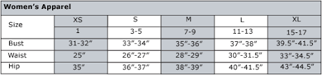 Drjays Com Customer Service Womens Size Chart