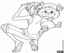 These alphabet coloring sheets will help little ones identify uppercase and lowercase versions of each letter. Captain Luffy And Tony Tony Chopper Coloring Page Printable Game